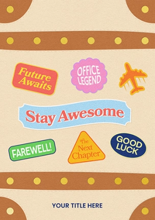 Stay Awesome – Goodbye in Style! Card