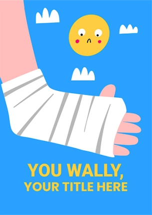 Oops! "You Wally" Cheeky Get Well Soon Card