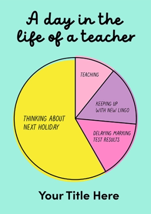 A Day in the Life of a Teacher Card