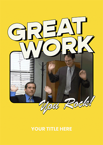 Party Time! You Did Amazing!