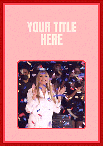 Joyful Confetti Greeting Card for Special Celebrations