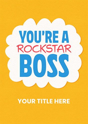 Rockstar Boss Card