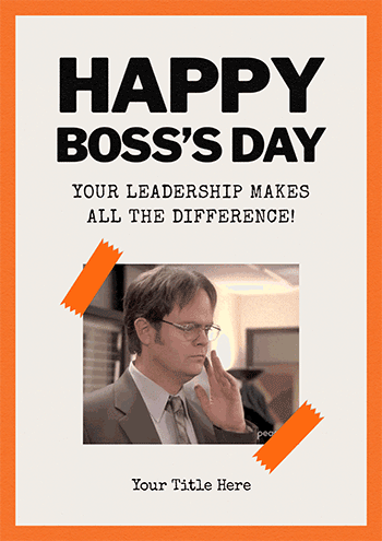 You're the Boss! Funny GIF Card